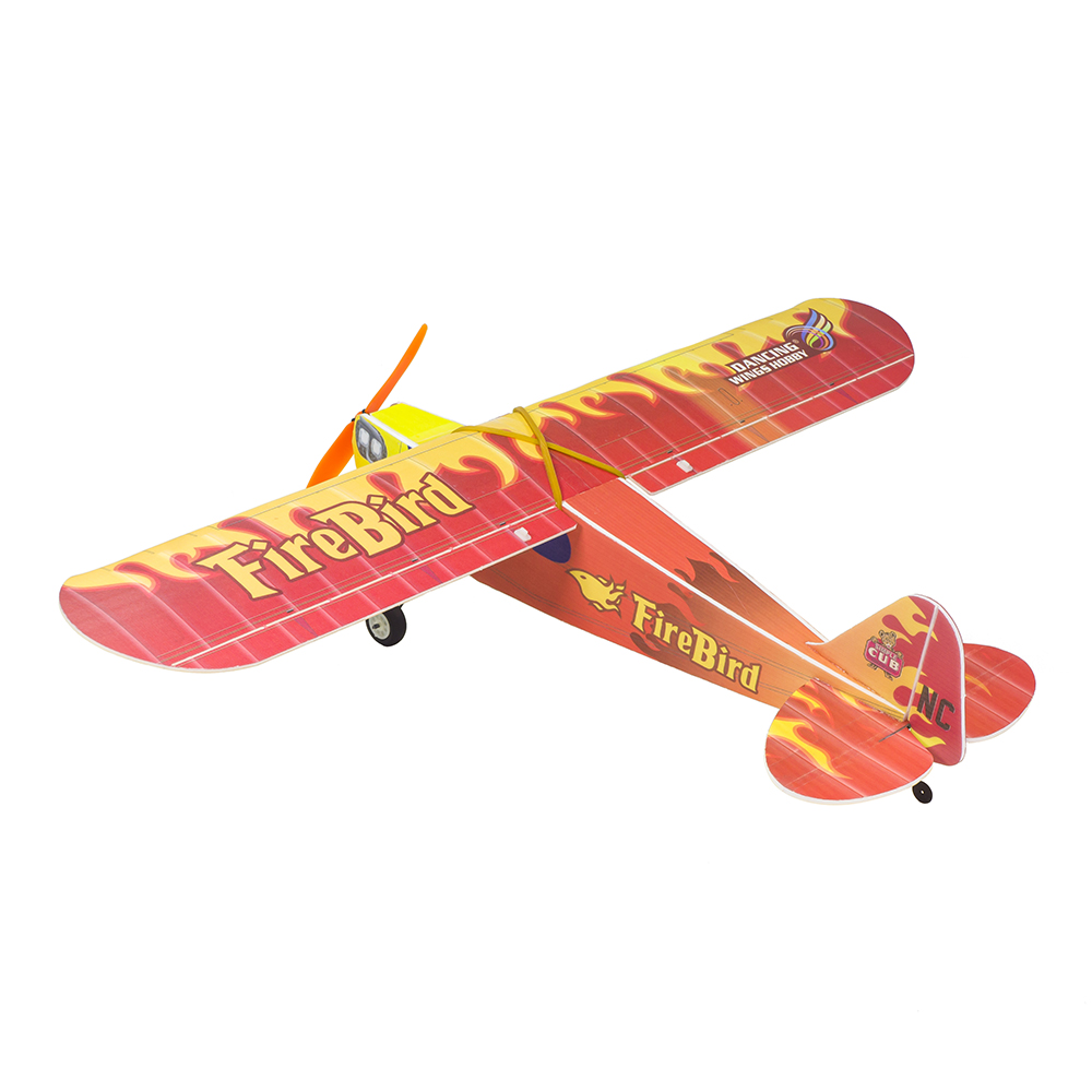 Model Kit For Beginners - J3 Fire Bird 600mm PP-Schaum Bausatz