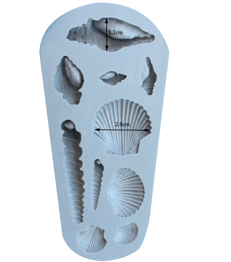 Model Kit For Beginners - 3D conch shell form silikon form