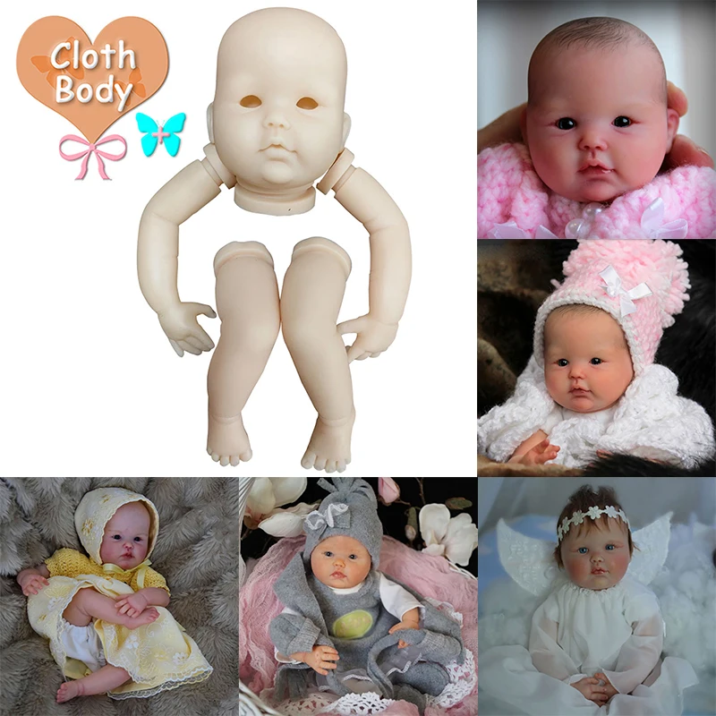 Model Kit Walmart - 10-Zoll-Mina-Mini-Reborn-Puppen-Set, unvollendete, unbemalte Puppenteile, bestehend aus