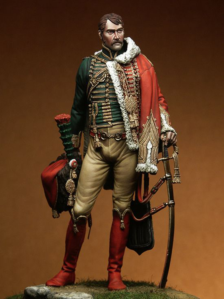 Model Kit Zombie - Neuer unmontierter 1/18 90MM Kapitän Isidore
