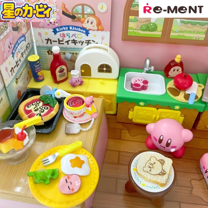 Model Kitchen Set Pvc - RE-MENT Kirby Kitchen Miniatur-Lebensmittel-Set – Blindbox