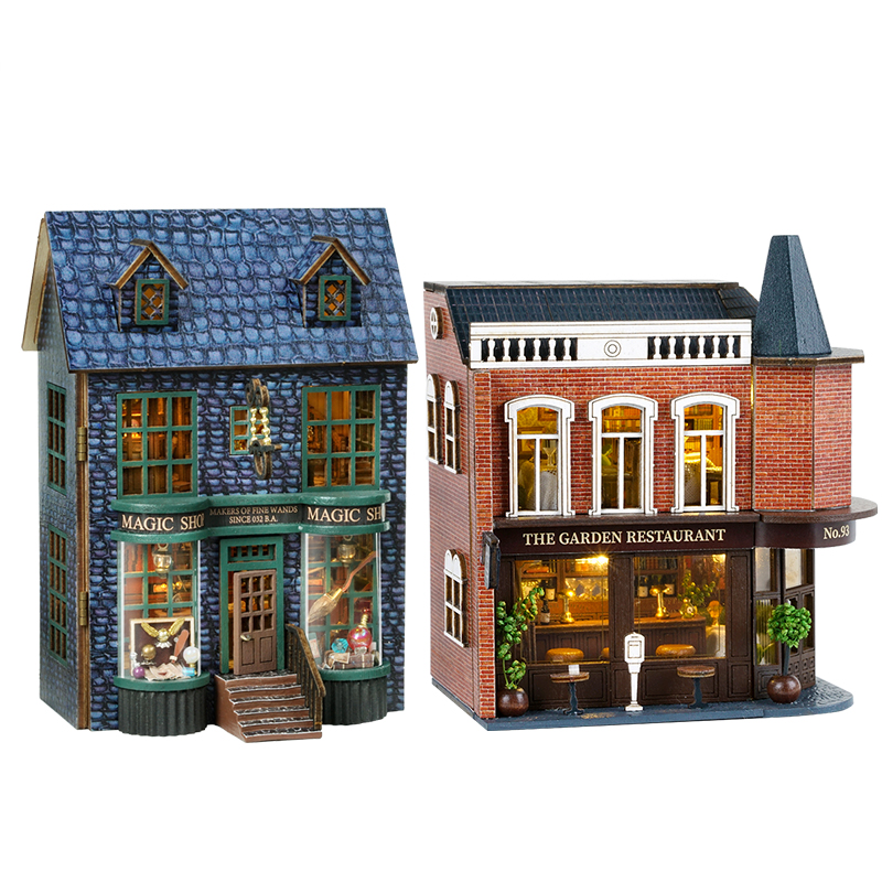 Model Kit Japan Shop - DIY Holz Miniatur Modell Kit Mini