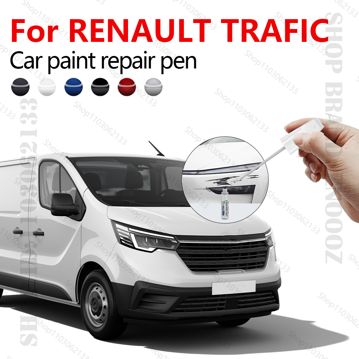 Paint Model Kit - Für 1980–2025 RENAULT TRAFIC Autolack-Reparaturstift, Farbe,