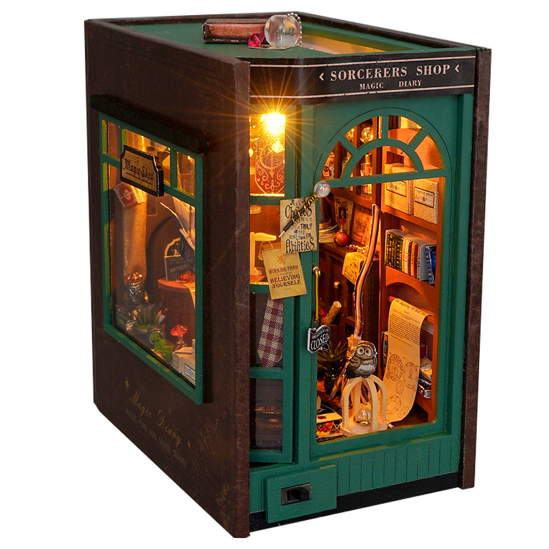 Model Kit Japan Shop - DIY Buch Nook Insert Regal Kits