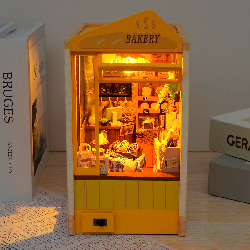 DIY Holz Buch Nook Insert Rega – Model Kit Japan Shop Bewertung und Preis