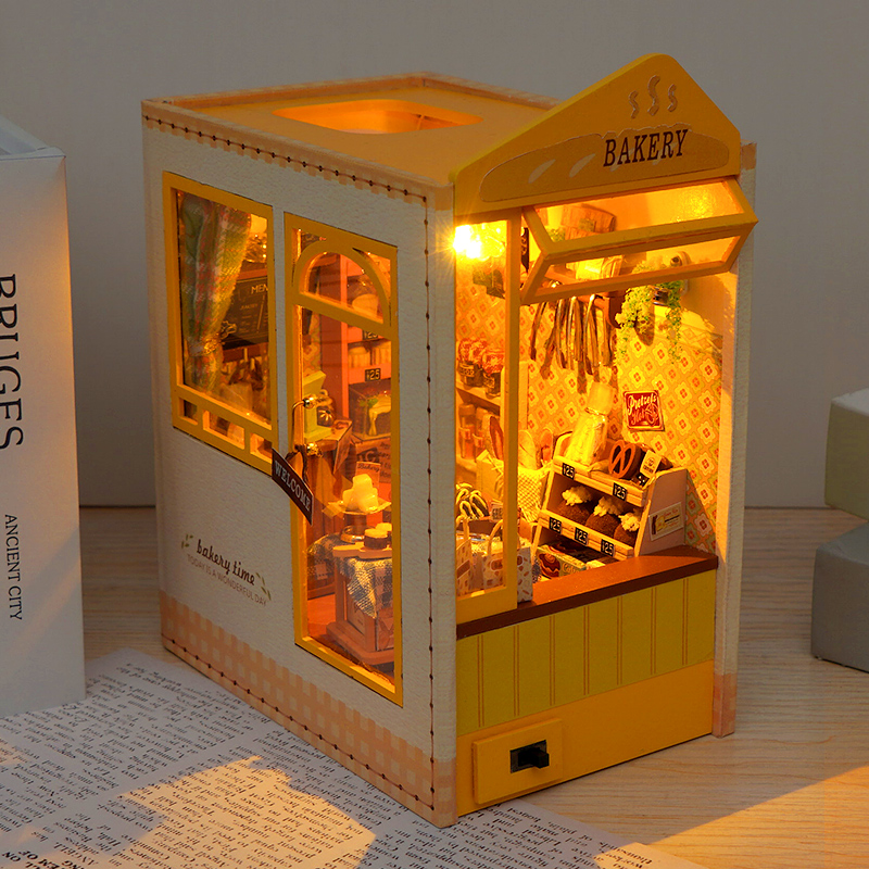 DIY Holz Buch Nook Insert Rega – Model Kit Japan Shop Bewertung und Preis