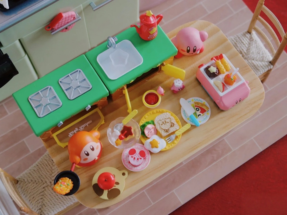 RE-MENT Kirby Kitchen Miniatur – Model Kitchen Set Pvc Bewertung und Preis
