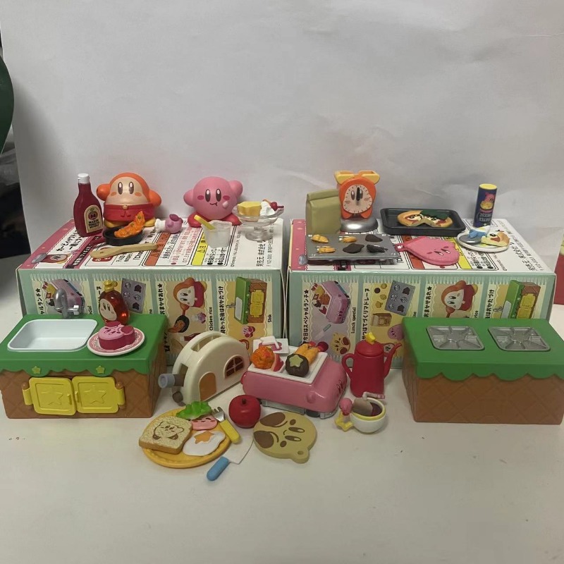 8-teiliges Set Anime Kirby Küc – Model Kitchen Set Pvc Bewertung und Preis