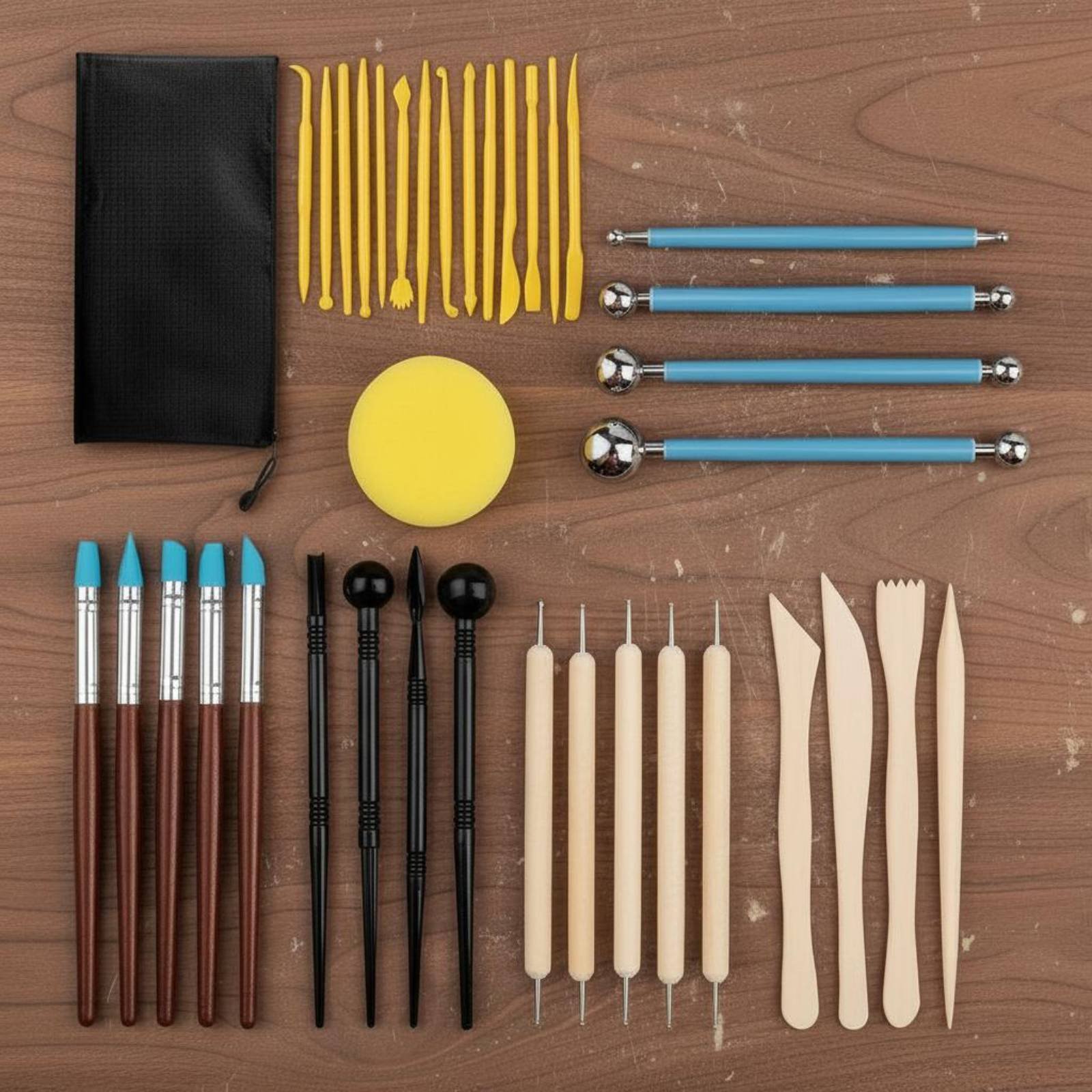 38-teiliges Tonmodellier-Set,  – Model Kit Tool Bewertung und Preis