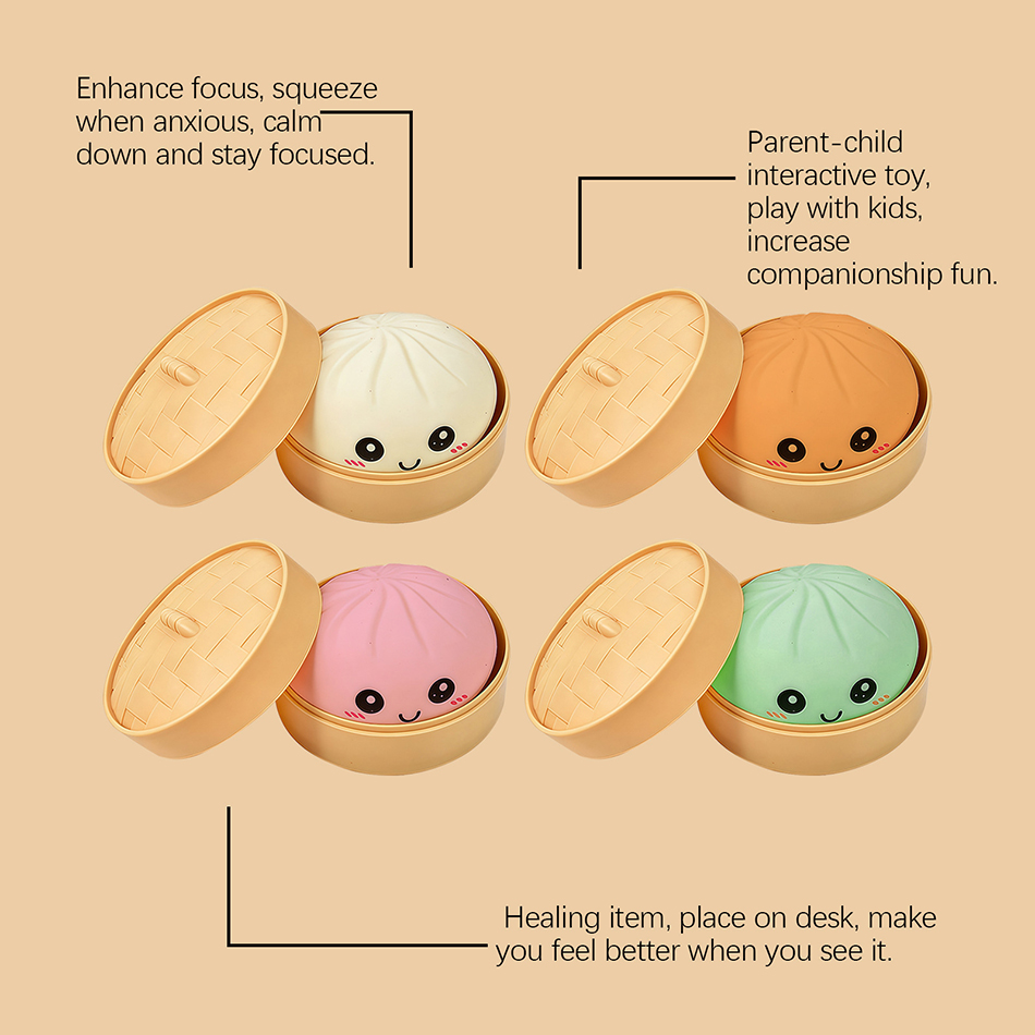 Neue Dumpling Squishies Blind  – Model Kitchen Set Pvc Bewertung und Preis
