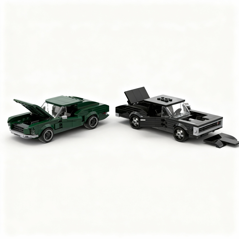 583-teiliges MOC City Champion – Model Kit Mustang Bewertung und Preis