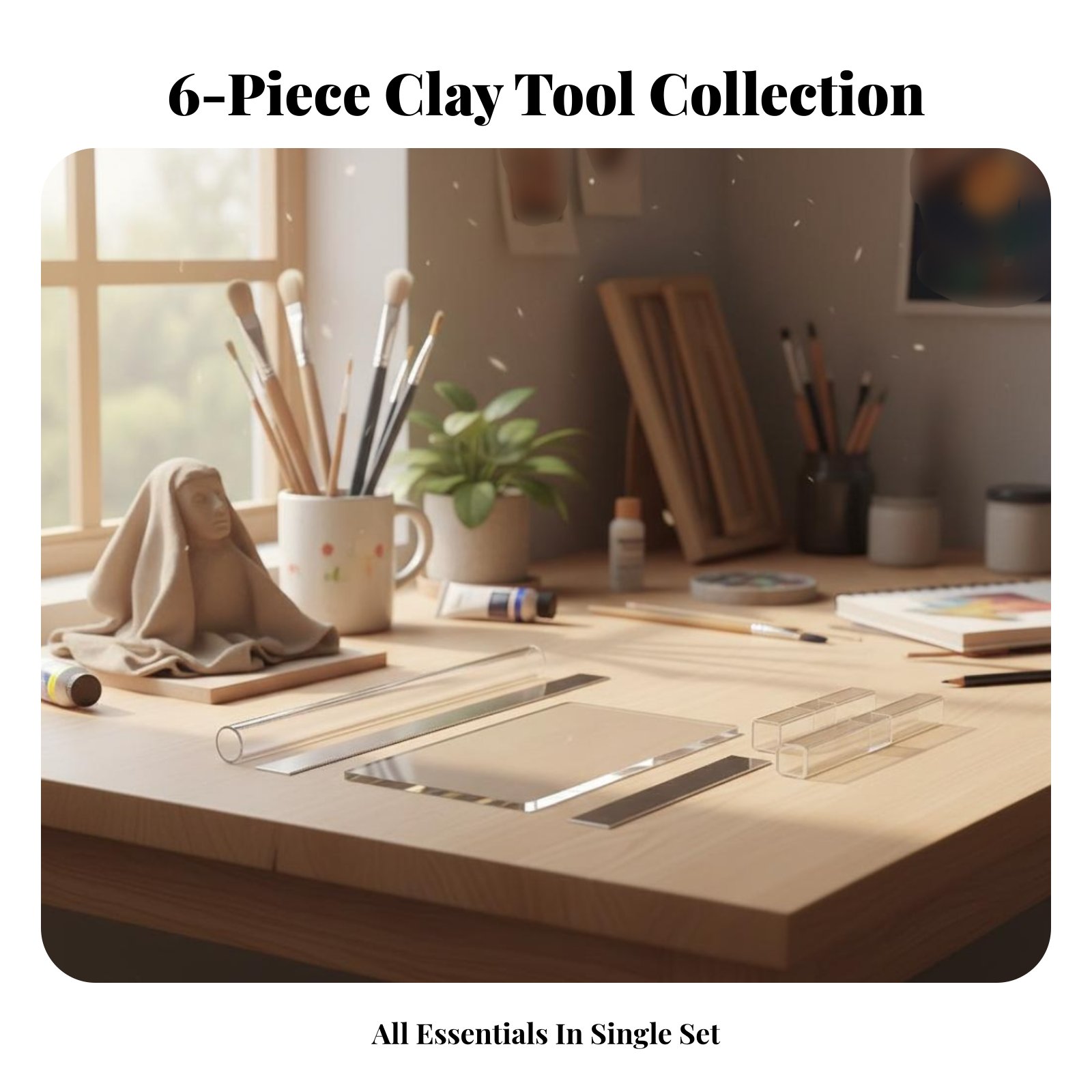 6-teiliges Acryl-Ton-Zylinder- – Model Kit Tool Bewertung und Preis
