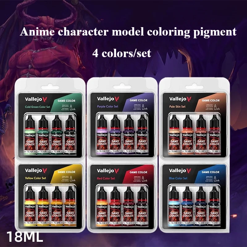 18 m/Flasche, 4 Farben/Set, um – Paint Model Kit Bewertung und Preis